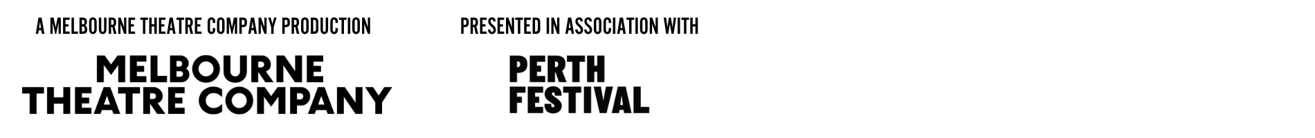 Melbourne Theatre Company & Perth Festival Logo